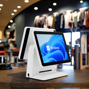 Màn hình kép 15 inch thức ăn nhanh <span class=keywords><strong>POS</strong></span> Tiền mặt đăng ký cảm ứng duy nhất Beauty Salon hệ thống dịch vụ giá rẻ <span class=keywords><strong>POS</strong></span> thiết bị - Product Image 5