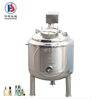 Machine de fabrication de savon liquide chauffante électrique en acier inoxydable, cuve de mélange pour ligne de production de détergent