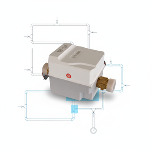 Medidor de Agua Ultrasónico Doméstico con Válvula Controlada, Medidor de Flujo de Agua Ultrasónico - Product Image 1