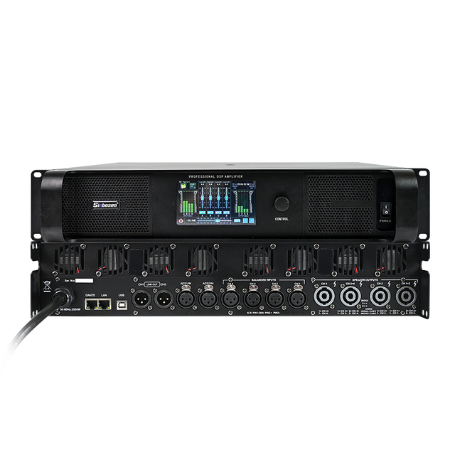 Muti Functional DSP 4 Channel 4ohm 2800 Watt Class Td Amplifier Church Professional Soundbar Power Amplifiers
