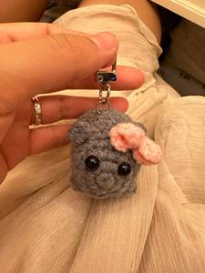 Llavero de Peluche con Diseño de Hámster Triste con Violín, Divertido y Bonito, Accesorio para Bolso, Regalo para Novia, 2025 - Product Image 5