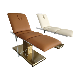 Fauteuil de podologie électrique à 3 moteurs, <span class=keywords><strong>table</strong></span> de soin du visage pour salon, lit de <span class=keywords><strong>massage</strong></span>, lit de beauté électrique avec repose-pieds - Product Image 1