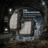 Luz de Trabajo LED de Alta Resistencia para Komatsu HD325 HD405 HD465 HD605 HD785 HD1500, Iluminación para Camiones de Minería, Resistente al Agua IP69K