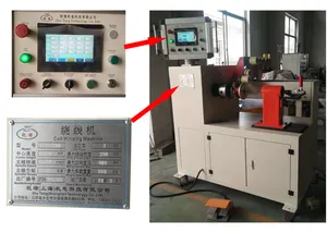 Máquina bobinadora de alambre de cobre, Control PLC, transformador de precisión, bobina paralela
