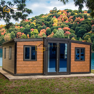 Nhà ở <span class=keywords><strong>container</strong></span> di động hiện đại, sang trọng, hai cánh mở rộng, thiết kế mới, kích thước 20-40ft, trang bị đầy đủ, sinh hoạt bền vững ngoài trời - Product Image 2