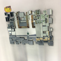 Winzlee Float Modern Luxury Large Decorative Glass Venetian Wall Mirror