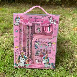 Material Escolar <span class=keywords><strong>de</strong></span> Dibujos Animados, Mini Cartera Infantil, Set <span class=keywords><strong>de</strong></span> Papelería, Lápiz <span class=keywords><strong>para</strong></span> Alumnos, <span class=keywords><strong>Pintura</strong></span> Gouache, Caja <span class=keywords><strong>de</strong></span> Regalo, Regalo <span class=keywords><strong>de</strong></span> Cumpleaños - Product Image 4