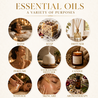 Huile essentielle d'aromathérapie 10 ml, bois de santal, lavande, myrrhe, pour la peau, le corps, diffuseur, humidificateur et bougie