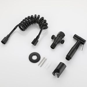 <strong>Factory</strong> Direct Sales Black Spray Gun Toilet Portable Handheld Bidet Toilet Sprayer Set - Product Image 4