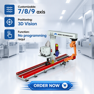 Freitragender Lehrerloser Lichtbogenschweißroboter |   Optionale 7/8/9 Achsen, Maßgeschneiderte Automatisierte Schweißstation - Product Image 1