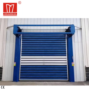 Puerta de almacén xinguangda Puerta de persiana enrollable de acero inoxidable de alta velocidad de aluminio puertas <span class=keywords><strong>enrollables</strong></span> puerta enrollable de alta calidad - Product Image 4