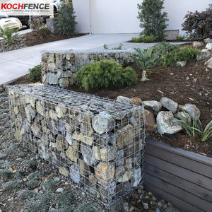 Boîte de gabions en acier galvanisé <span class=keywords><strong>Cage</strong></span> en pierre Panier de gabions soudé pour la conservation de l'eau des murs de soutènement/contrôle des inondations - Product Image 3