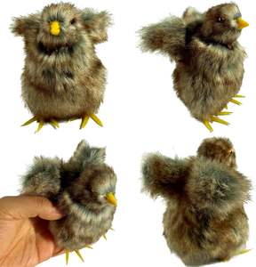 Figuras de Pollitos Bebé Marrones Realistas, Juguetes de Pascua, Pollos Realistas para Rellenar Cestas de Pascua, Pollitos de Halloween, Decoraciones Rústicas - Product Image 6