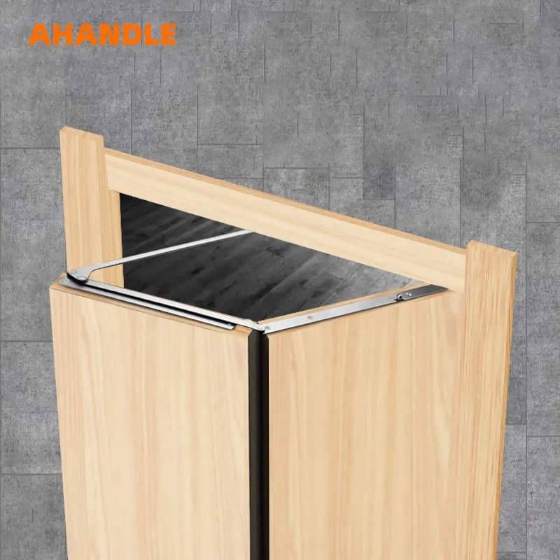 Modern Design Stainless Steel 180 Degree Sliding Door Hardware Folding Door Parallel Moving Hinges Cabinet Living Room