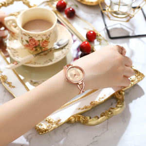 NIBOSI 2556 Logotipo personalizable Reloj de pulsera de cuarzo de lujo para mujer Pulsera de diamantes Esfera de cristal de acero inoxidable-Impermeable de moda - Product Image 5