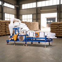 Calibrateur et Nettoyeur de Haricots Secs pour l'Afrique du Sud, Trieur de Soja, Pois Chiches, Graines de Tournesol, Machine Agricole à Grande Capacité pour Céréales
