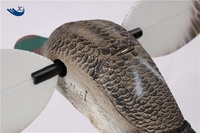 Xilei Turkey Appât de chasse au canard télécommandé 6V/12V en plastique, avec moteur et aile rotative magnétique
