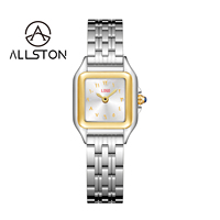 Montre personnalisée ASN-97, montre à quartz de haute qualité, style simple pour femmes et hommes, style business, bracelet en acier de luxe, montres-bracelets tendance pour hommes