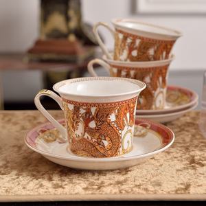 Juego de Té y Café de Cerámica con Asas Doradas y Diseño de Dragón Real de Lujo para Decoración del Hogar, Venta al Por Mayor - Product Image 6