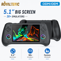 Console de jeu portable rétro M31, écran IPS 5,1'', plus de 30 émulateurs, système Linux, lecteur de jeux portable, vente en gros OEM