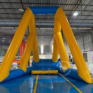 水遊び装置インフレータブル海水遊園地フローティングインフレータブル水スイング - Product Image 3