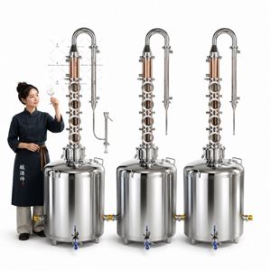 เครื่องกลั่นสุราทองแดงสเตนเลสสตีล Ace หม้อกลั่นทองแดง เครื่องกลั่นแบบหม้อทองแดงสำหรับใช้ในบ้าน เครื่องกลั่นเหล้ามูนไชน์ทองแดง เครื่องกลั่นแอลกอฮอล์ - Product Image 5