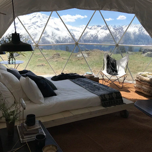 Dôme igloo transparent d'extérieur de 5 à 8 m avec couverture en PVC <span class=keywords><strong>pour</strong></span> événements en plein air, camping, bain à remous et glamping - Product Image 2