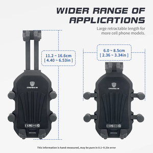 Linh hoạt xe máy gương chiếu hậu điện thoại đứng giảm xóc và chống rung tính năng cho xe máy đi xe đạp điện thoại núi - Product Image 5