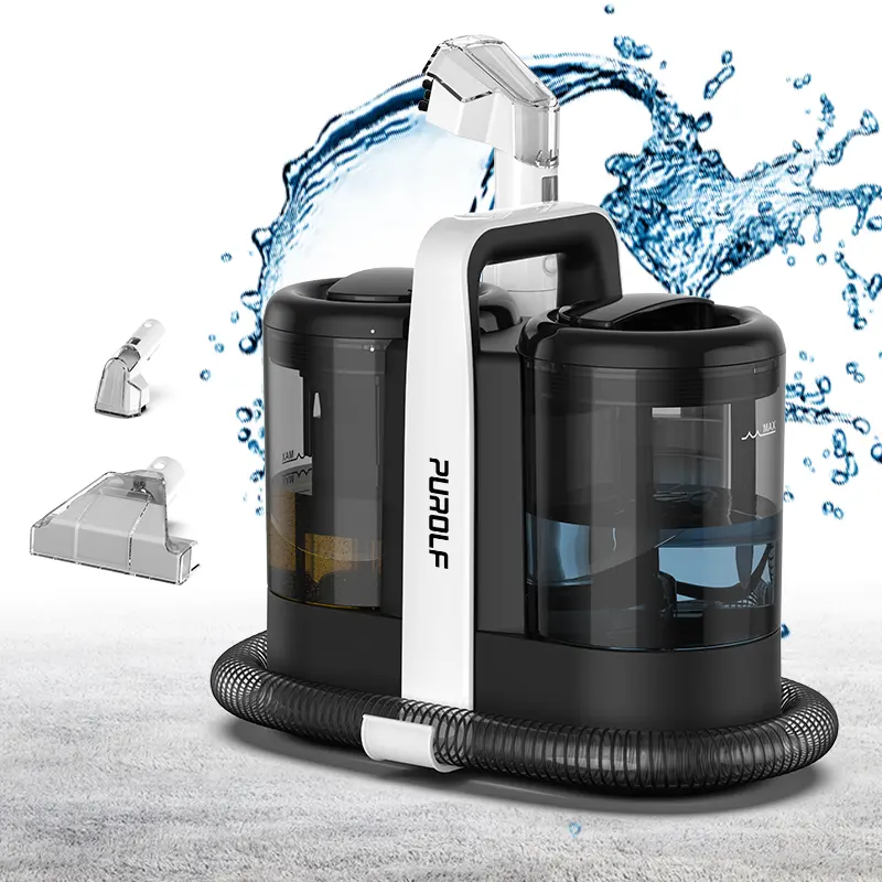 2024 Brand New 1.5L Large Capacity Water Vacuum Cleaner Handheld Carpet Cleaning Machine Sofa Fabric Wet And Dry Spot Cleaner