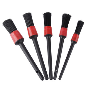Car Interior <b>Cleaning</b> <b>Brush</b> Set 5 Pieces Plastic Detailing <b>Brush</b> <b>For</b> Air Vent Seat Crevices - Product Image 4
