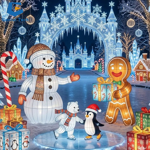 Lanternes chinoises en forme de <span class=keywords><strong>tortue</strong></span> FL-71, imperméables pour l'extérieur, lanternes traditionnelles en soie avec lumières pour les fêtes de Noël - Product Image 5