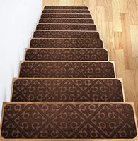 Marches d'escalier en polyester recyclé auto-adhésives sans colle, antidérapantes, pour la protection des sols, style moderne
