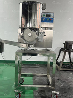 Ligne de production automatique de galettes de viande en acier inoxydable 304, machine de formage, d'enrobage et de panification pour galettes de burger et nuggets