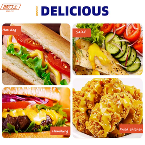 Salsa de <span class=keywords><strong>Mostaza</strong></span> y <span class=keywords><strong>Miel</strong></span> con Certificación Halal, Condimento Especial para <span class=keywords><strong>Pollo</strong></span> Frito y Sushi, en Botella y Caja - Product Image 4