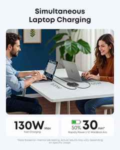 Anker Nano USB C 6-Port Charging <b>Station</b> With 4 USB-C and 2 USB-A Ports Ultra-fast 130W Output A2155 Anker Nano - Product Image 5