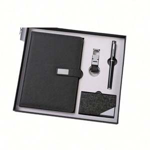 Personalized Paper Business Card Holder and <b>Notebook</b> <b>Set</b>-Business Cultural Creative Gift Corporate Event Gift Box Thanksgiving - Product Image 5