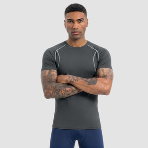 Men Compression T <b>Shirt</b> Sports Training Tee Short Sleeve Activewear Base Layer Gym Top - Product Image 1