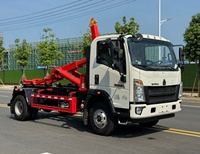 Camion benne à bras articulé Dongfeng 4X2, capacité 5 tonnes, neuf, diesel, transmission manuelle, fabriqué en Chine, Euro 6, pour déchets organiques
