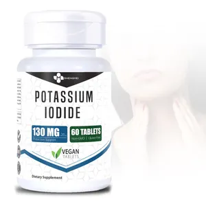 Best Seller iodida potasium Tabs 130mg Sea Kelp iodium Tablet suplemen untuk dukungan kesehatan Kelenjar di kelenjar