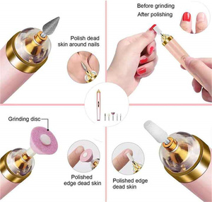 Kit Profesional de Esmalte de Uñas Eléctrico, Juego Completo de <span class=keywords><strong>Herramientas</strong></span> para Manicura <span class=keywords><strong>y</strong></span> Pedicura, Lima de Uñas Electrónica Hecha de Plástico Duradero - Product Image 5