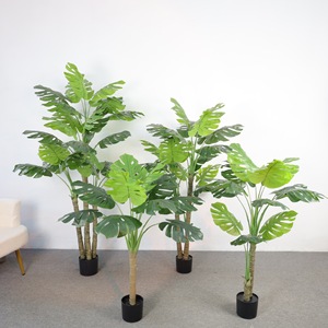 <span class=keywords><strong>Piante</strong></span> Artificiali Monstera Bonsai di Grandi Dimensioni per Decorazione d'Interni, Alberi e Uccelli <span class=keywords><strong>in</strong></span> <span class=keywords><strong>Vaso</strong></span>, Vendita all'Ingrosso - Product Image 4