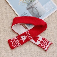 Poupée elfe Vêtements d'hiver de Noël et du Nouvel An, petite peluche ours et chien, vêtements jouets, écharpe à tricoter en laine elfe