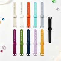 Tali Jam Tangan Silikon Motif Kotak-kotak Kustom 18-22mm Kancing Jepret Ramah Kulit Tahan Air Kompatibel untuk Smartwatch
