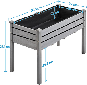 Jardinière <span class=keywords><strong>en</strong></span> bois d'extérieur Treillis Lit de <span class=keywords><strong>jardin</strong></span> surélevé <span class=keywords><strong>Eden</strong></span> Lit de plantation - Product Image 4