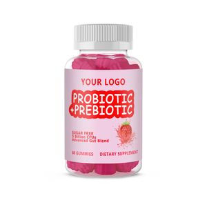Suministro de fábrica, probiótico de potencia ultraalta con <span class=keywords><strong>fibra</strong></span> prebiótica <span class=keywords><strong>y</strong></span> enzimas digestivas, gomitas probióticas - Product Image 1