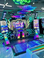 Machine d'amusement de bataille de musique vidéo de jeu de danse d'écran de 55 pouces de haute qualité à jetons pour FEC