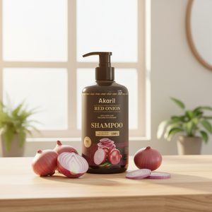 Champú <span class=keywords><strong>para</strong></span> <span class=keywords><strong>el</strong></span> Crecimiento del Cabello con Cebolla Roja Akaril 500ml, Anticaída, Voluminizador, Fórmula Vegana en Crema, Nutritivo y Antifúngico - Product Image 5