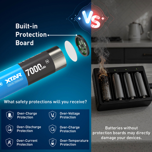 Baterías Recargables de Litio XTAR 26650 de Alta Capacidad, 7000mAh, 3.6V, con Certificación CE IEC MSDS UN38.3 para <span class=keywords><strong>Linterna</strong></span> - Product Image 2