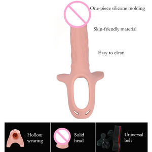 Jouet sexuel anal unisexe, <span class=keywords><strong>gode</strong></span> creux en silicone portable, masturbateur féminin avec jouet pour adultes portable doux et agréable - Product Image 4