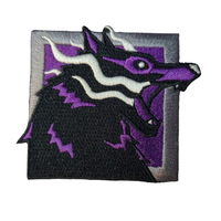 Vente en gros de patchs de broderie autocollants en forme d'animal personnalisés Tissu chenille écologique thermocollant pour chapeaux et vêtements